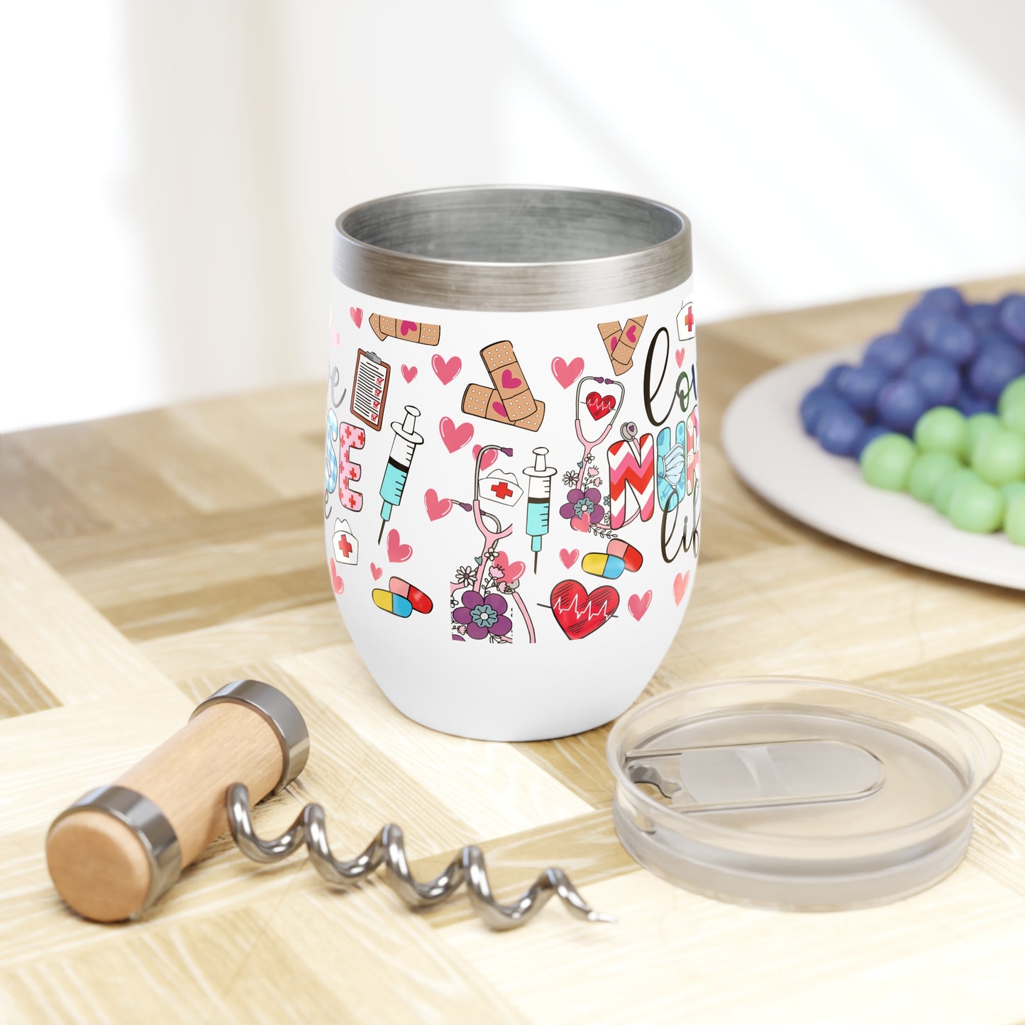 Nurse Life Wine Tumbler