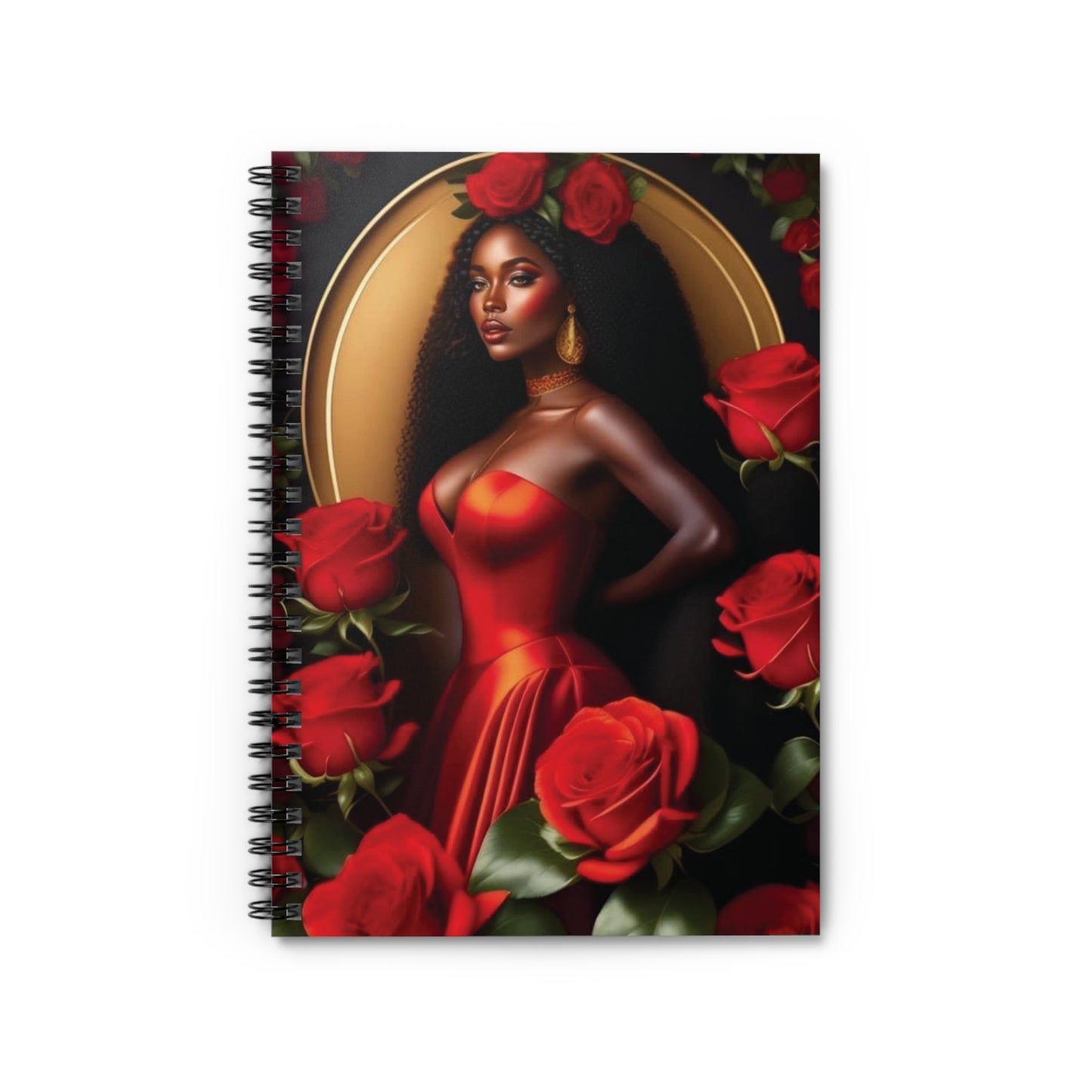 Beautiful Valentine Female Spiral Notebook - Ruled Line
