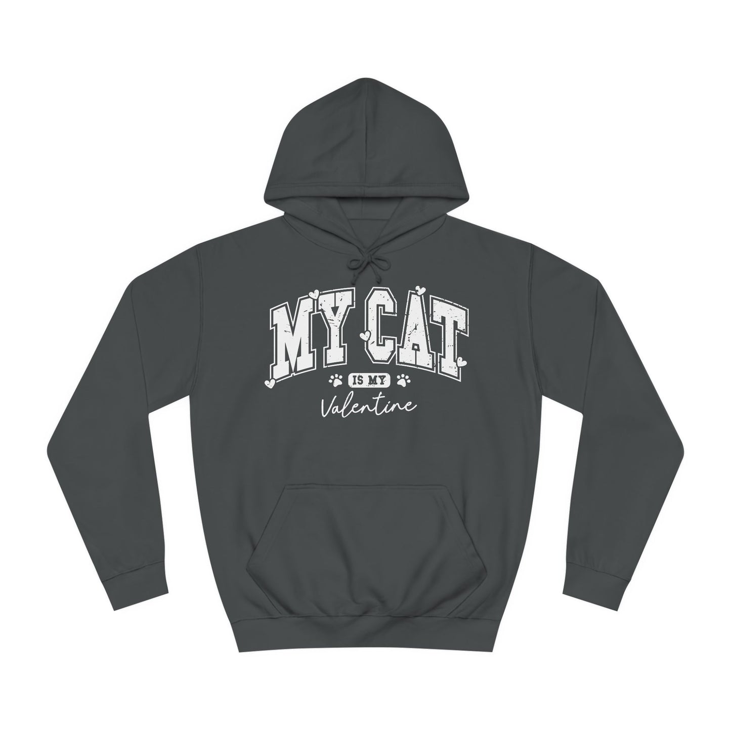 My cat is my valentine Unisex hoodie
