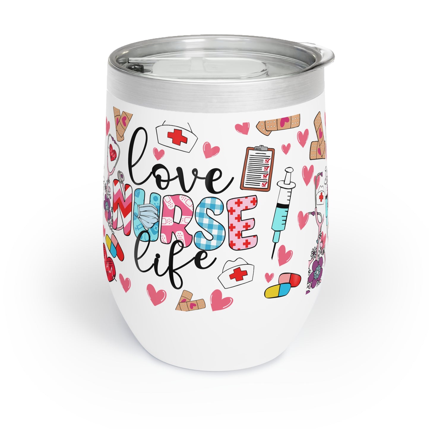 Nurse Life Wine Tumbler
