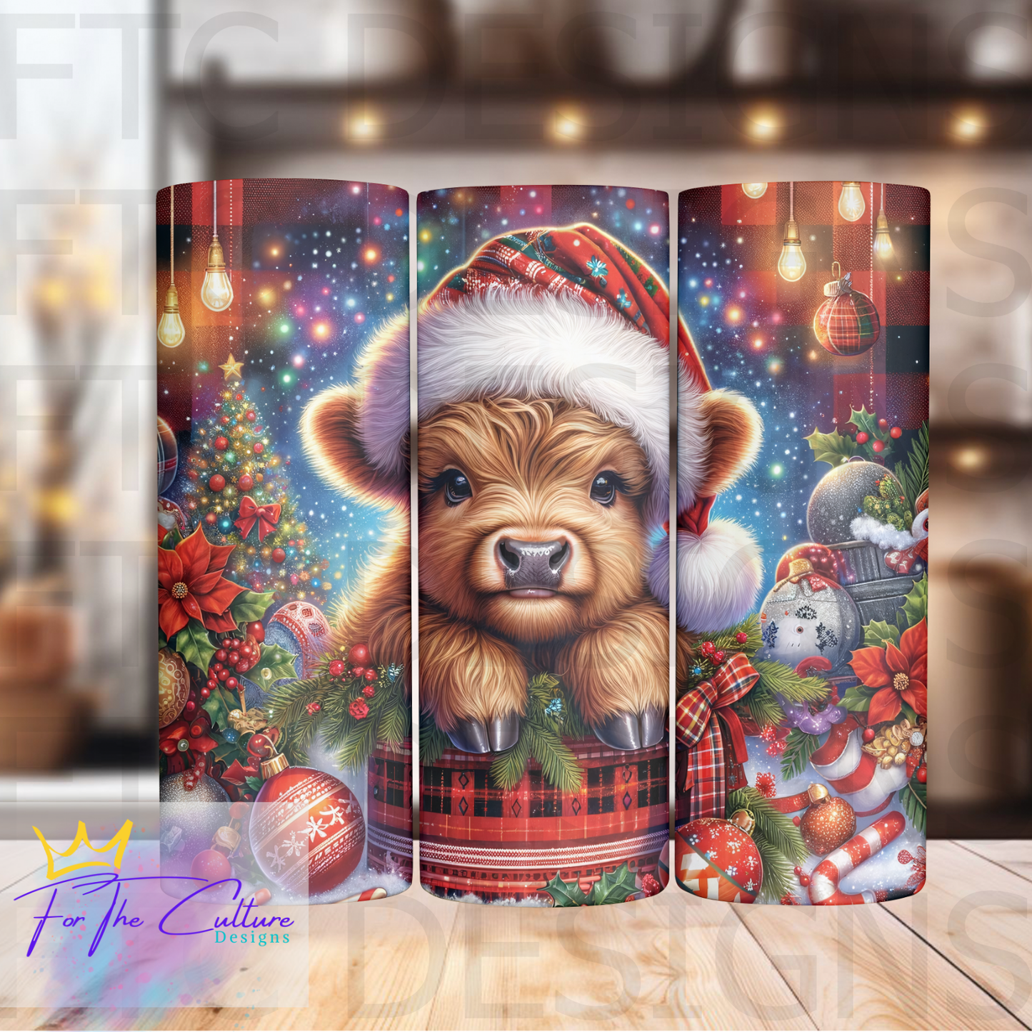 Christmas Cow 20oz Tumbler