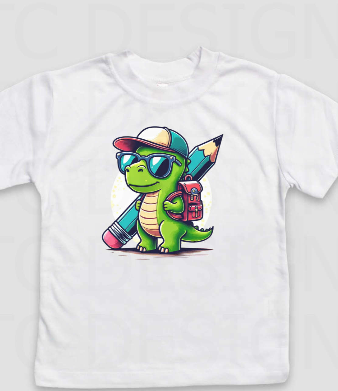 Dino Backpack Back to School Kids Shirt