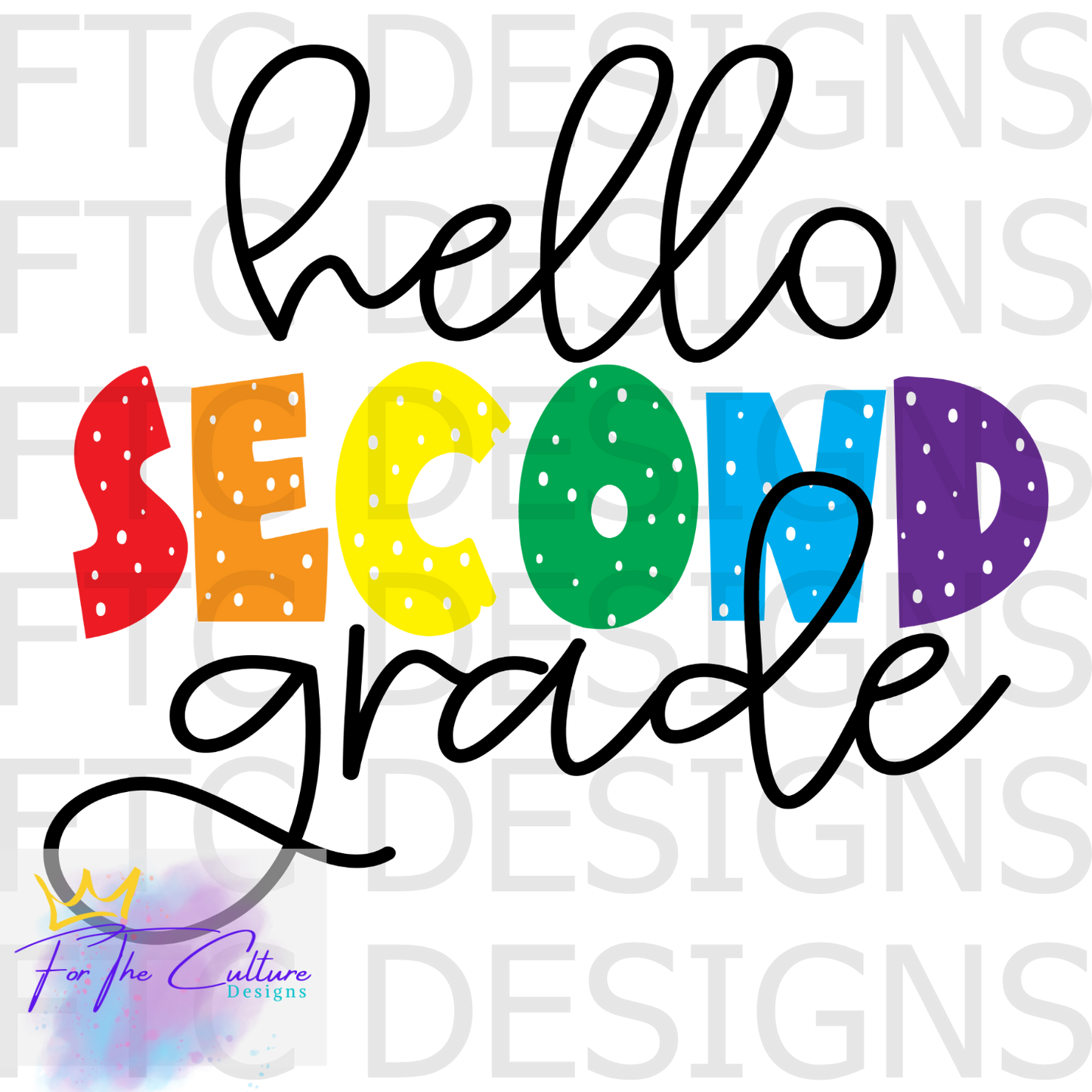 Hello Grade Rainbow Kids Shirt