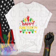 Load image into Gallery viewer, Happy Juneteenth / Juneteenth / June 19 T-shirt
