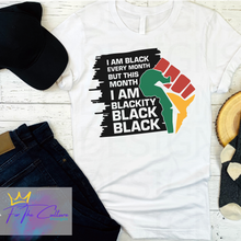 Load image into Gallery viewer, I am black every month T-shirt/Hoodie
