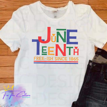 Load image into Gallery viewer, Built by Black History / Juneteenth Free-ish T-shirt
