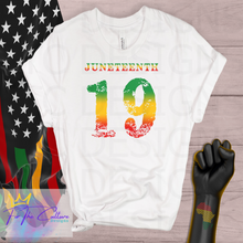 Load image into Gallery viewer, Happy Juneteenth / Juneteenth / June 19 T-shirt

