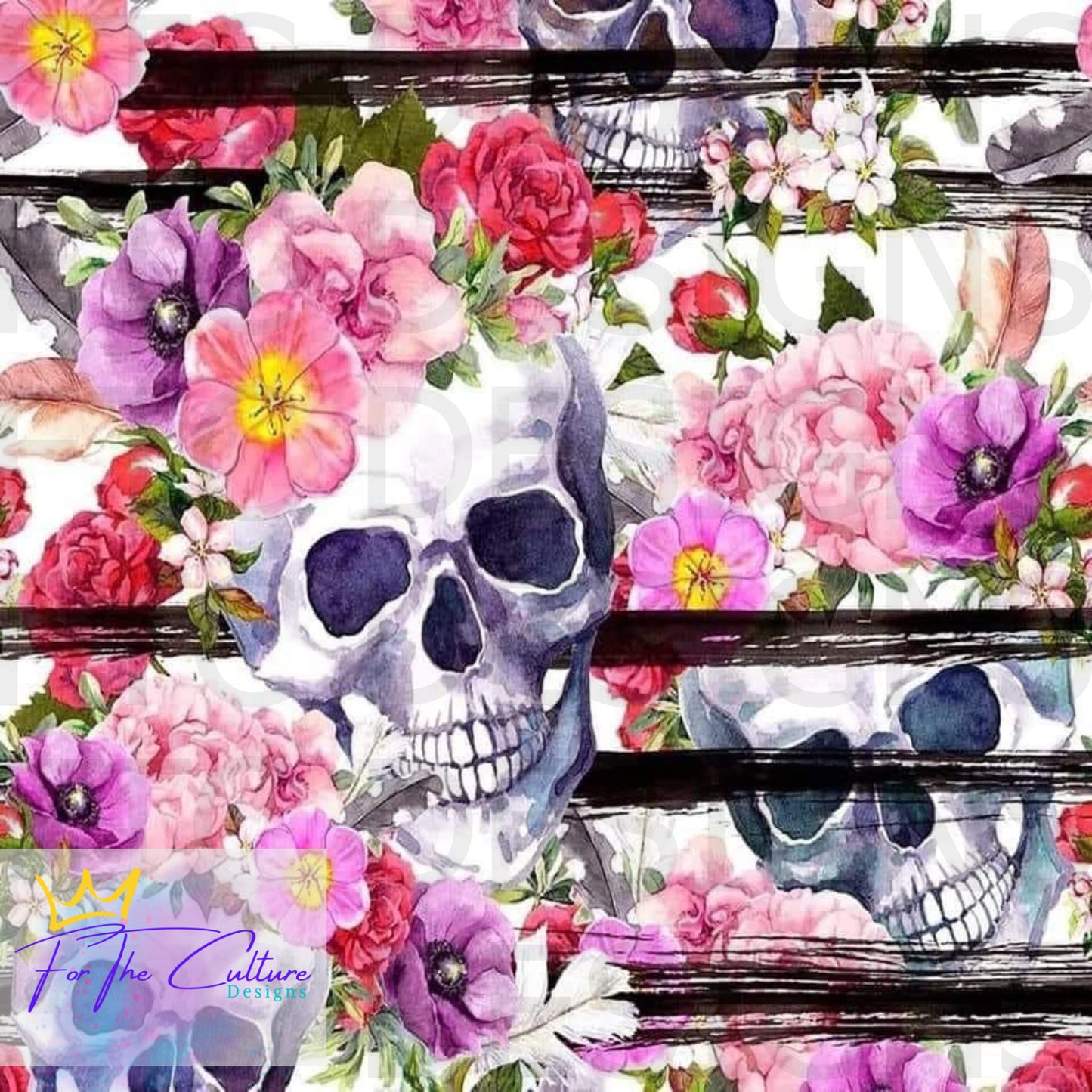 Skulls and Flowers 20oz Tumbler