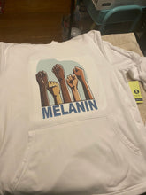 Load image into Gallery viewer, Melanin revolution fists sweatshirt
