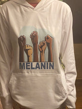 Load image into Gallery viewer, Melanin revolution fists sweatshirt

