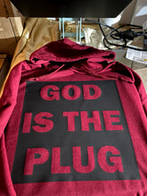 Load image into Gallery viewer, GOD IS THE PLUG hoodie
