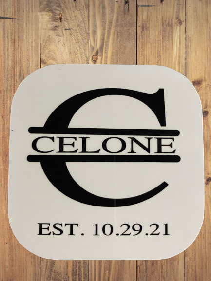 Custom Name/Text Coasters- Set of 4
