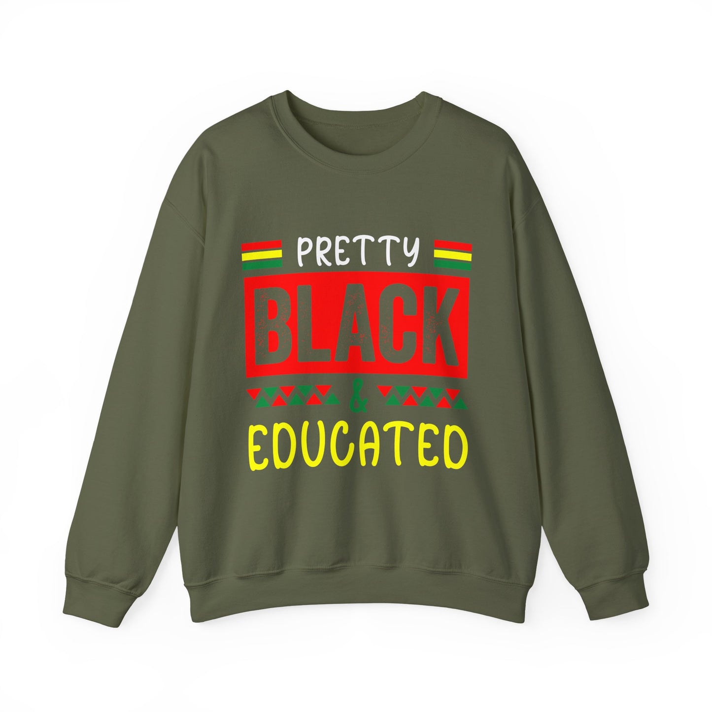 Pretty Black and Educated Crewneck Sweatshirt
