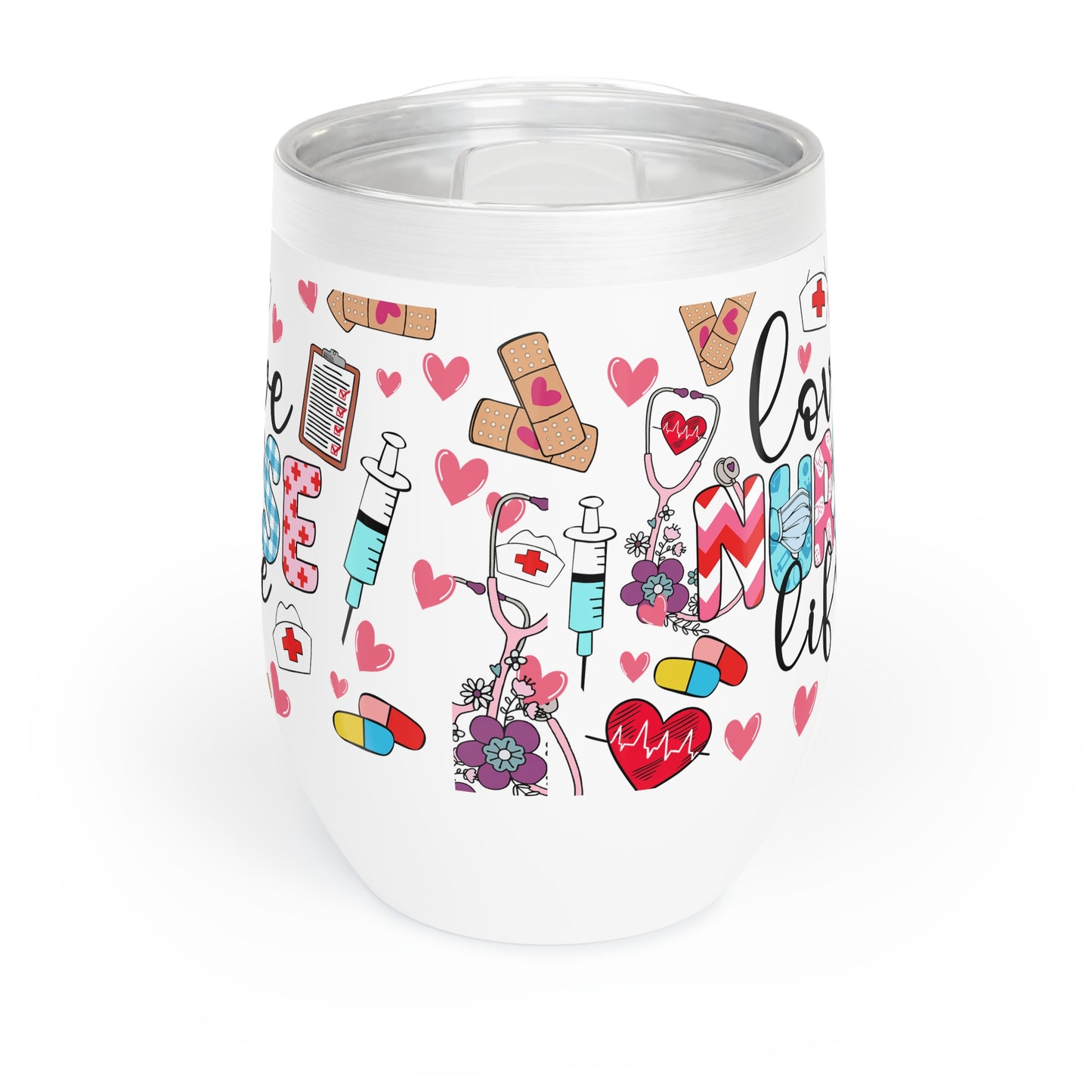 Nurse Life Wine Tumbler