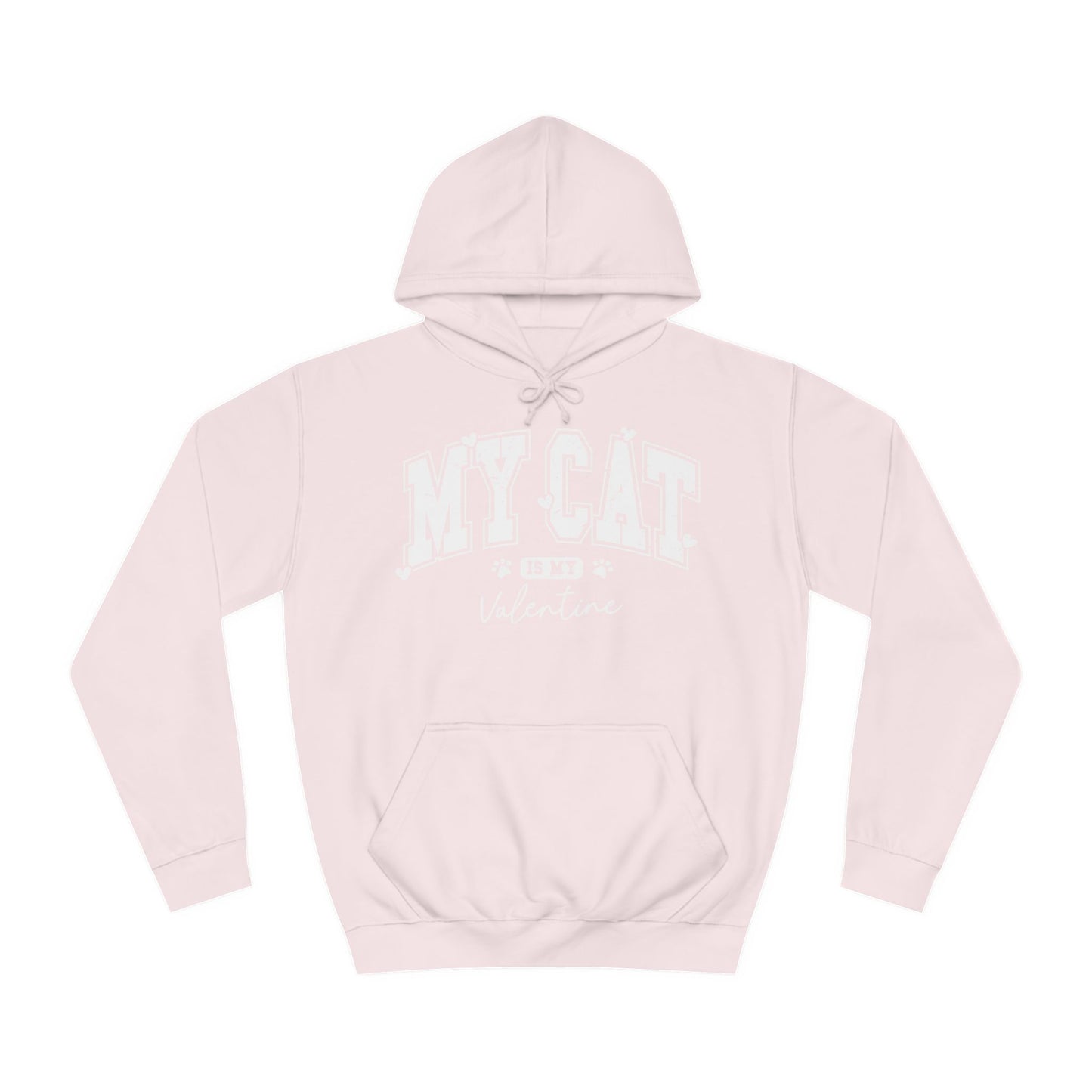 My cat is my valentine Unisex hoodie