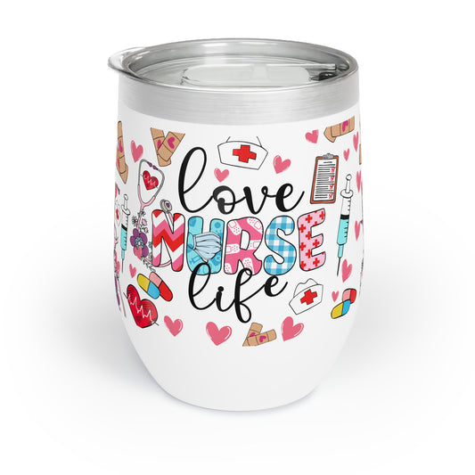 Nurse Life Wine Tumbler