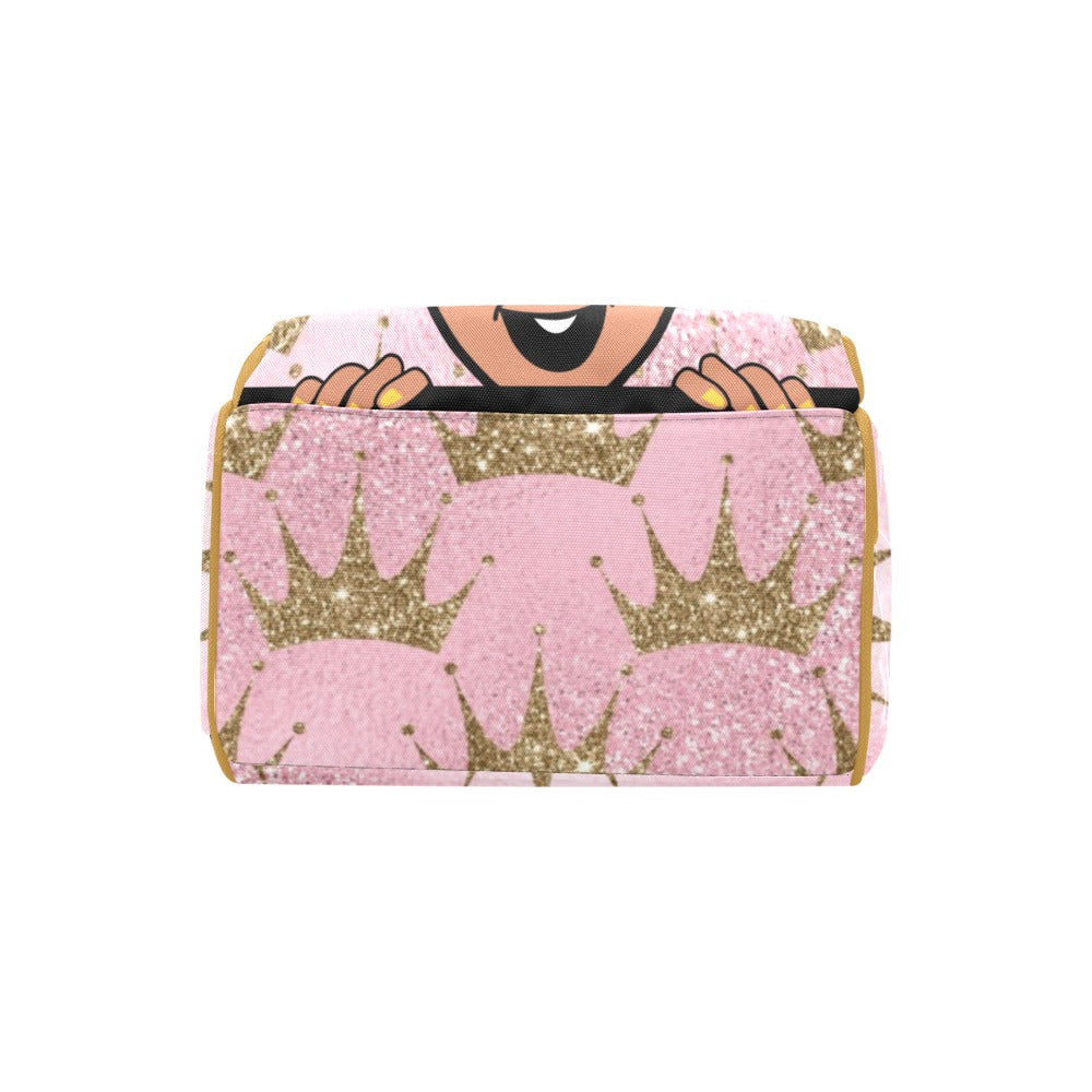 PEEK-A-BOO-PRINCESS diaper bag Multi-Function Diaper Backpack/Diaper Bag (Model 1688)