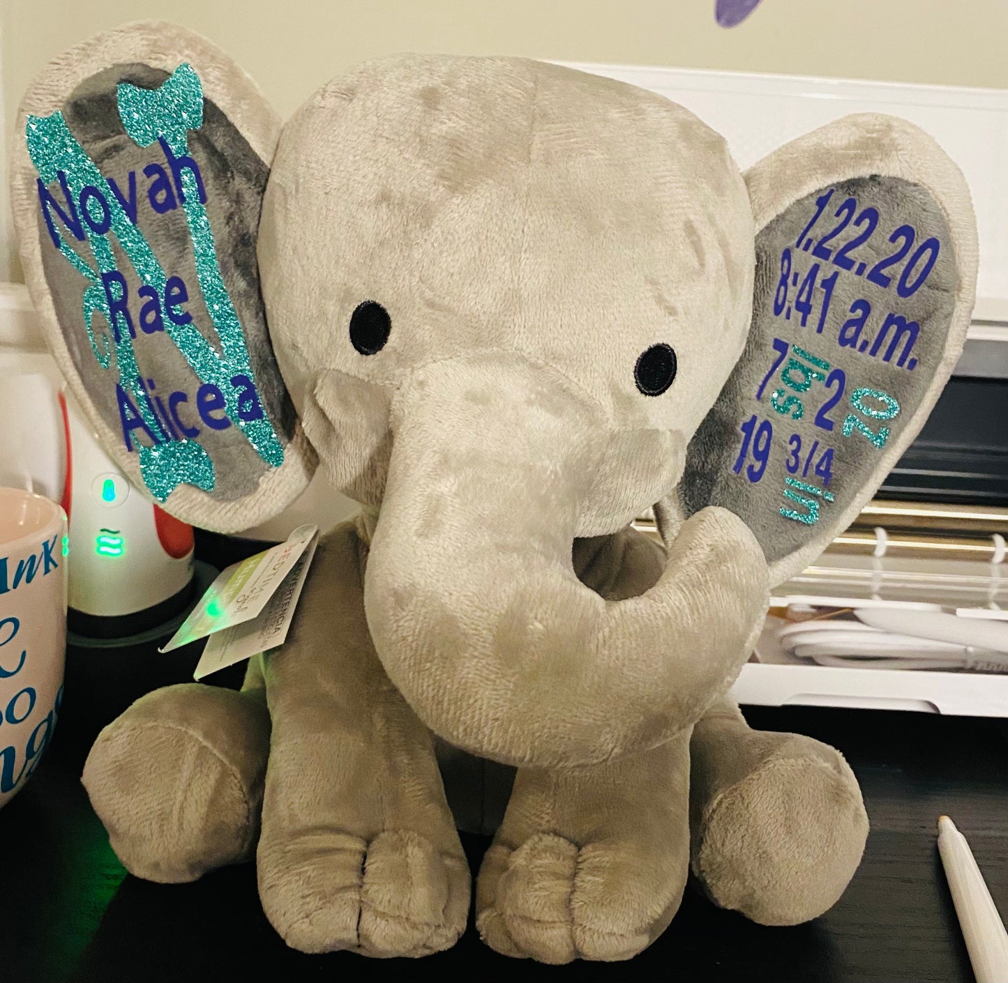 Elephant Birth Announcement